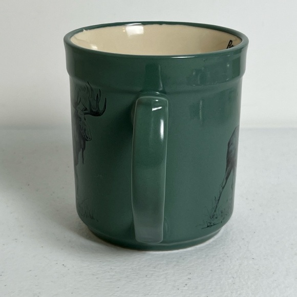 Bass Pro Shop Green Moose Coffee Mug 16oz Hunting Cup - Picture 4 of 8
